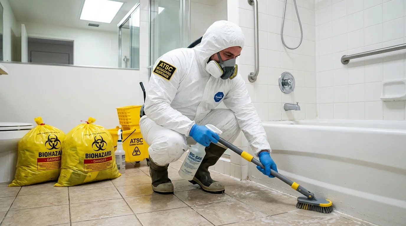 Decontamination equipment deployed for Blood Cleanup in Pawcatuck